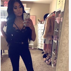 Black Lace Bodysuit